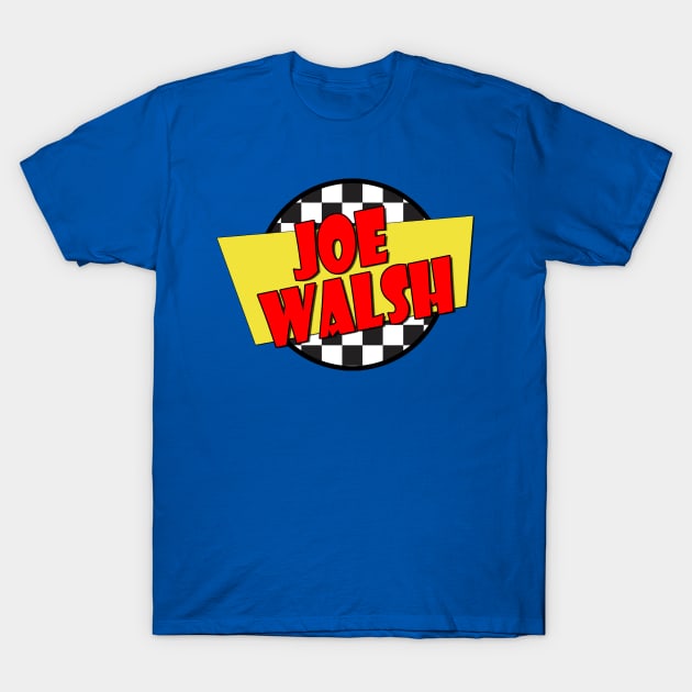 Joe Walsh - Fast Tmes Style Logo T-Shirt by RetroZest